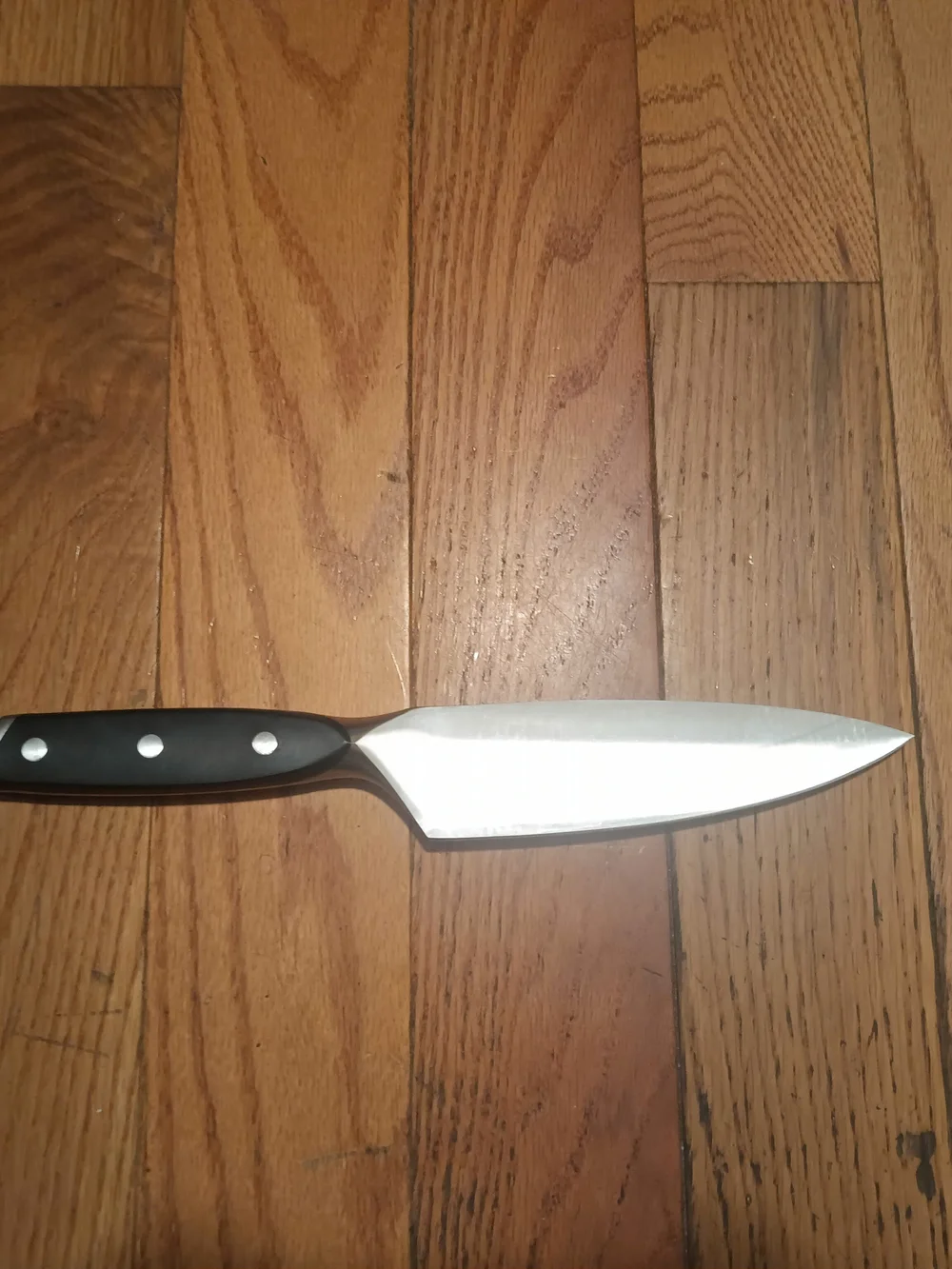 Wusthof Precision William Sonoma Chef Knife with Magnet cover.